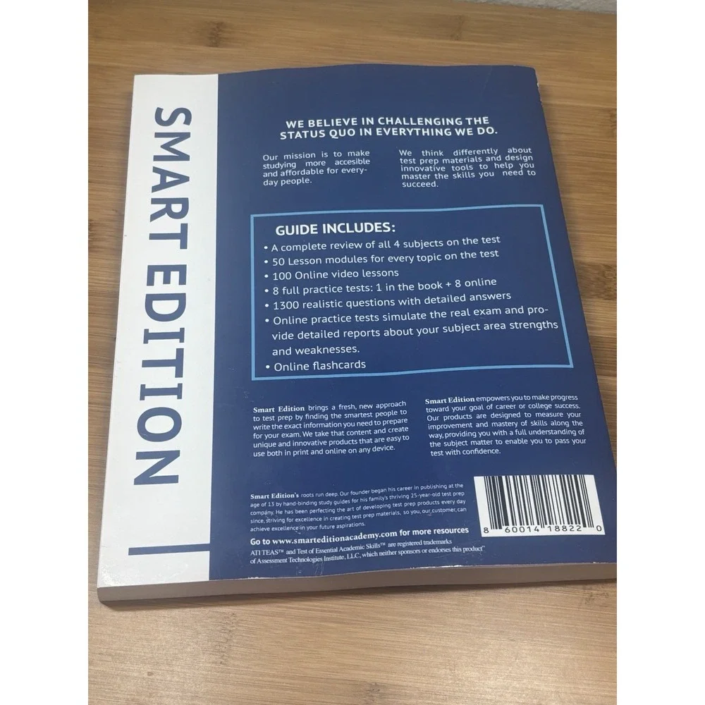 ATI TEAS 7 Study Guide Smart Edition 5th Edition
